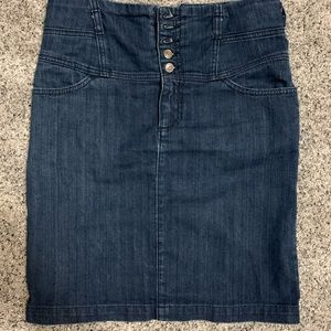 Forever 21 denim pencil skirt
